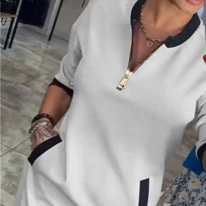 Wendy Casual Dress | Stylish V Neck, 3/4 Sleeves - Hartwella