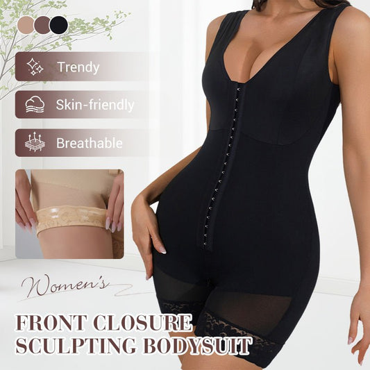 Wendy Sculpting Bodysuit | Front Closure, Comfortable Fit - Hartwella
