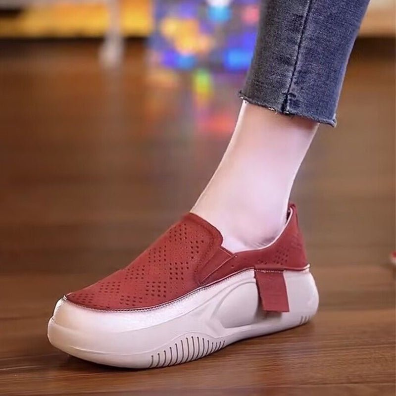 Wendy Slip On Sneakers | Breathable Soft Sole, Lightweight Design - Hartwella