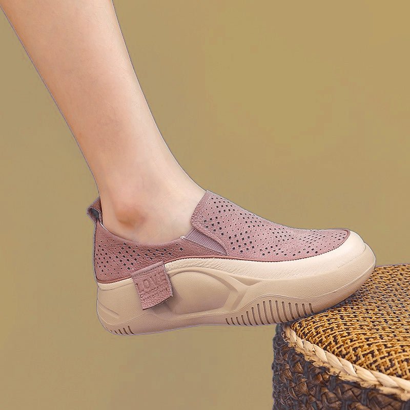 Wendy Slip On Sneakers | Breathable Soft Sole, Lightweight Design - Hartwella
