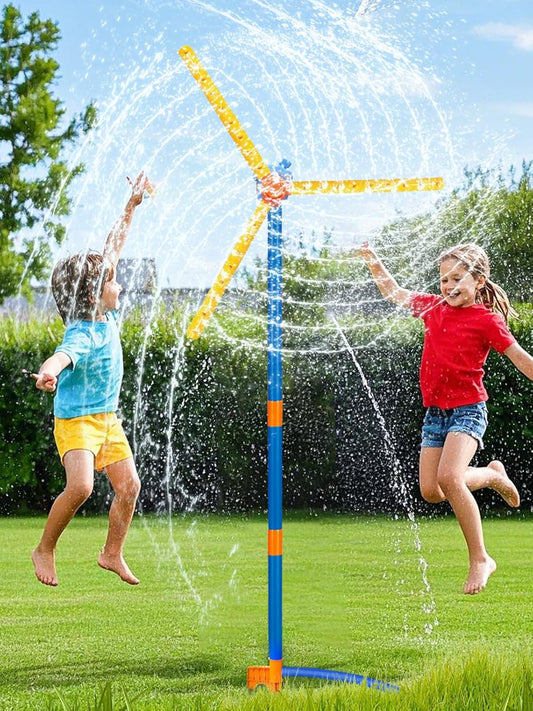 Whirlwind Lawn Sprinkler | 360° Rotating Water Dome, BPA-Free, Easy Setup - Hartwella