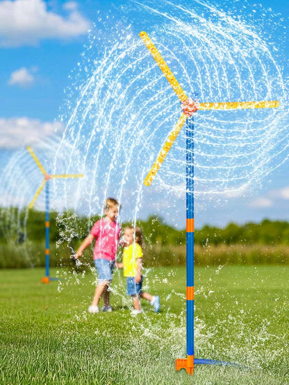 Whirlwind Lawn Sprinkler | 360° Rotating Water Dome, BPA-Free, Easy Setup - Hartwella