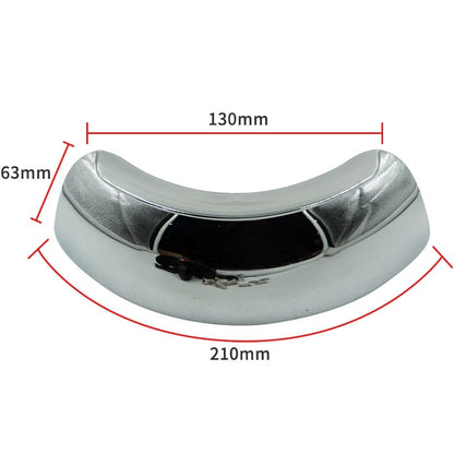Wider View Motorcycle Mirror | 180 - Degree Parabolic Design, Adjustable Angle - Hartwella
