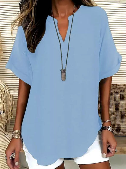 Willa Casual Blouse | Soft, Breathable Fabric - Hartwella