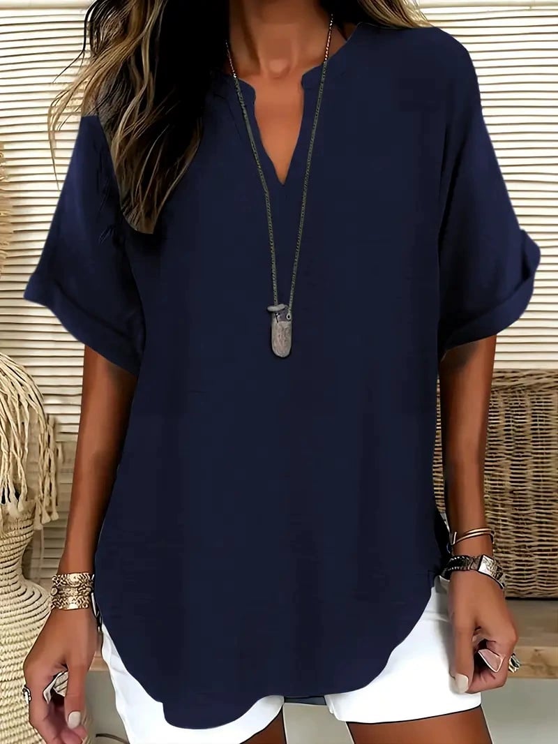 Willa Casual Blouse | Soft, Breathable Fabric - Hartwella