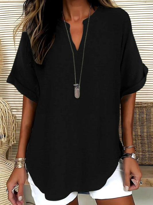 Willa Casual Blouse | Soft, Breathable Fabric - Hartwella