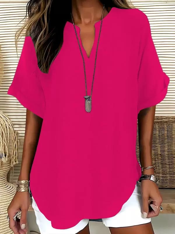 Willa Casual Blouse | Soft, Breathable Fabric - Hartwella