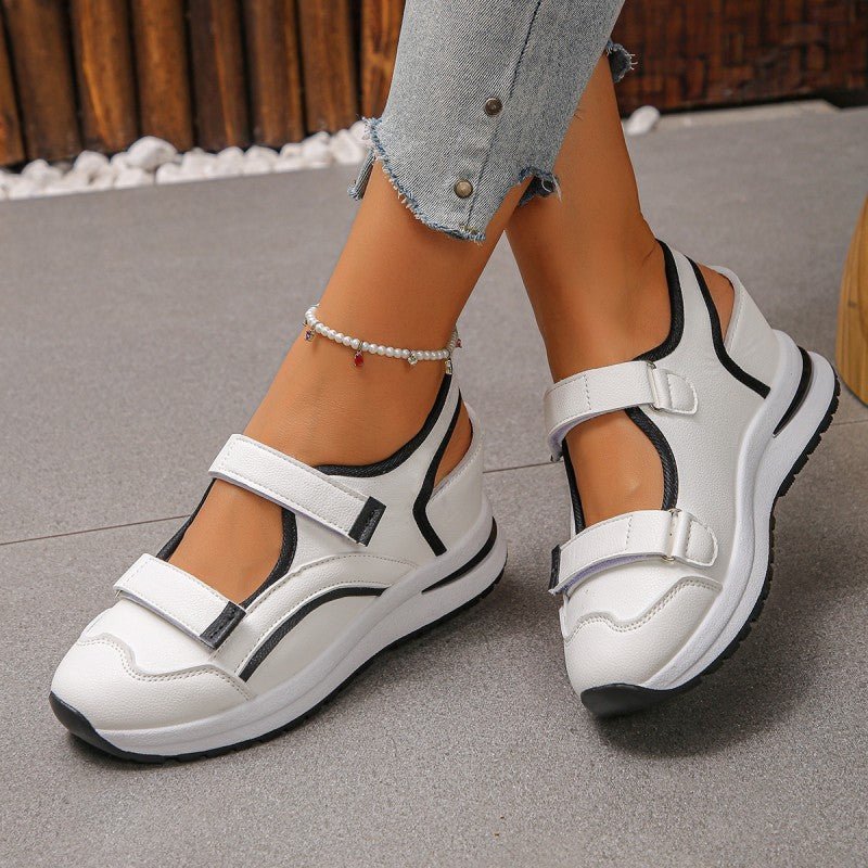 Willa Walking Shoes for Women | Breathable Cut-Out Design, Adjustable Fit - Hartwella