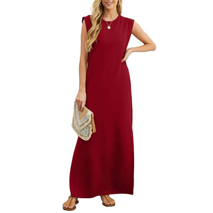 Wina Casual Dress | Wrinkle - Free, Split Hem - Hartwella