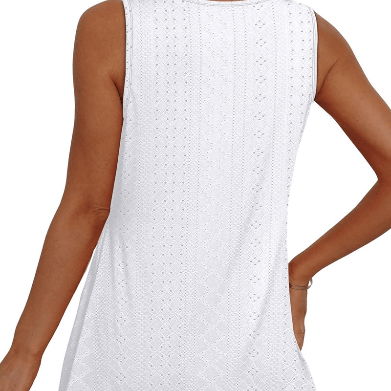 Wina Floral Tank Top | V-Neck, Sleeveless Design, Soft Fabric - Hartwella