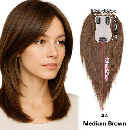 Wina Hair Topper | 100% Remy Human Hair for Women, Lightweight and Customizable Fit - Hartwella