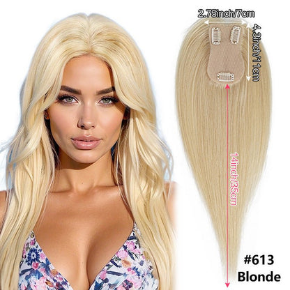 Wina Hair Topper | 100% Remy Human Hair for Women, Lightweight and Customizable Fit - Hartwella