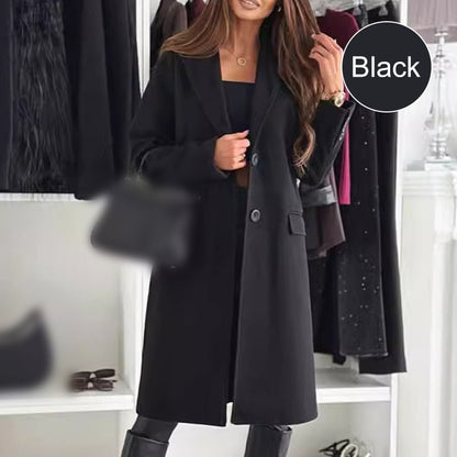 Wina Long Coat | Elegant Tailored Design - Hartwella
