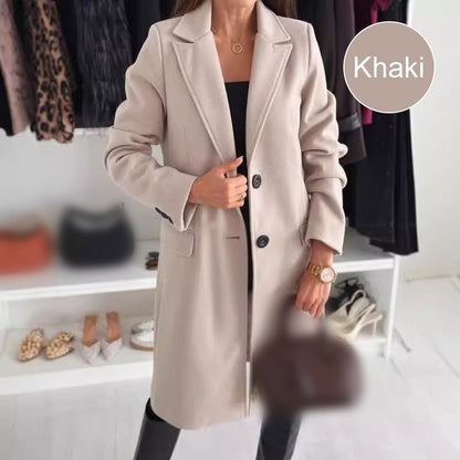 Wina Long Coat | Elegant Tailored Design - Hartwella