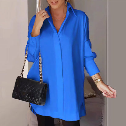 Wina Long Shirt | Comfortable Cotton Blend - Hartwella