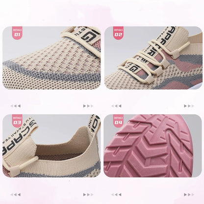 Wina Running Shoes | Breathable Mesh, Non - Slip Sole - Hartwella
