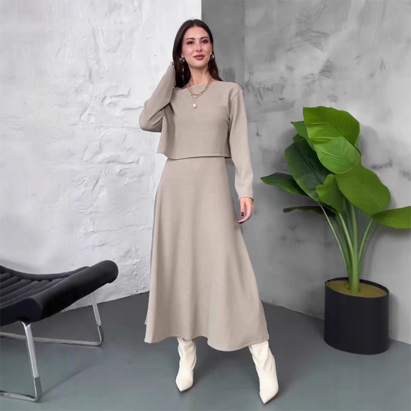 Wina Two Piece Set | Versatile Matching Sets for Women, High - Stretch Knit Fabric - Hartwella