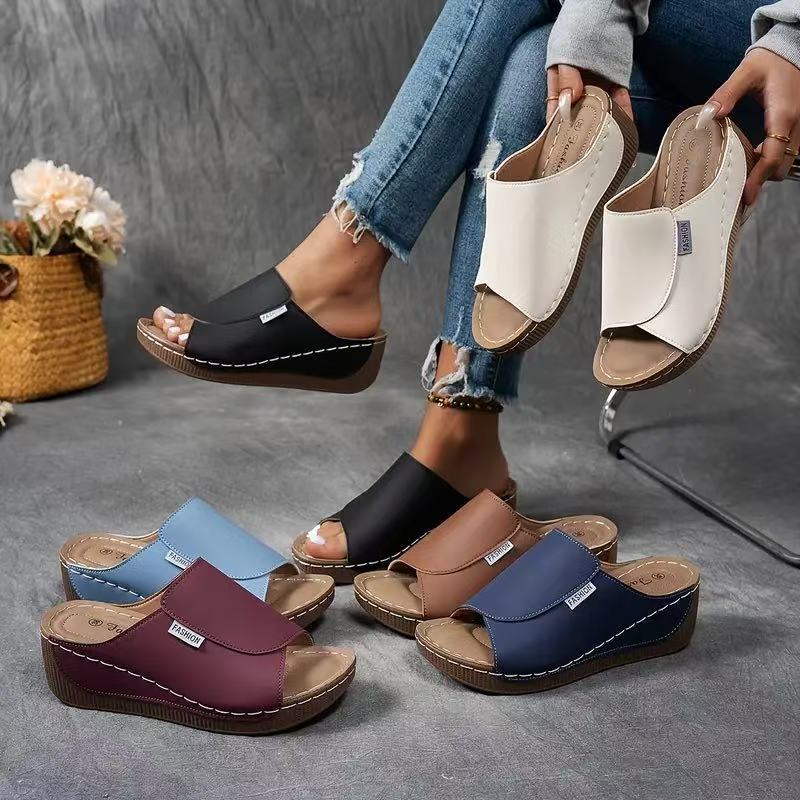 Wina Wedge Sandals | Lightweight, Cushioned Comfort - Hartwella