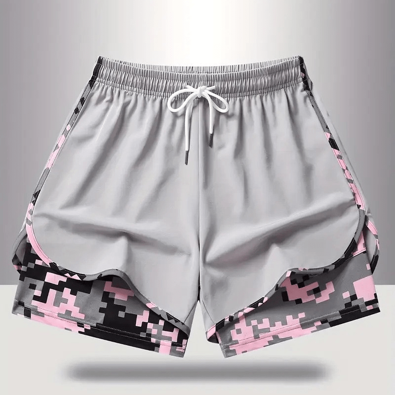 Wina Women's Athletic Shorts | 2 - in - 1 Design, Breathable Fabric - Hartwella