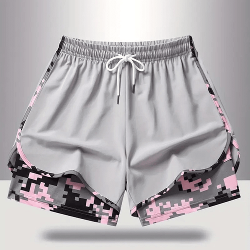 Wina Women's Athletic Shorts | 2 - in - 1 Design, Breathable Fabric - Hartwella