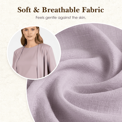 Wina Women's Set | Soft Polyester Loungewear, Includes Top, Cardigan & Wide - Leg Pants - Hartwella