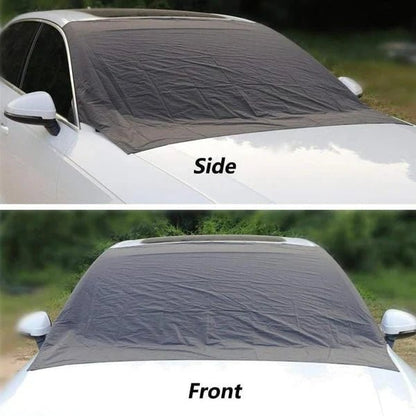 Wintrex Windshield Cover | Weather-Resistant, Universal Fit for Snow and Sun Protection - Hartwella