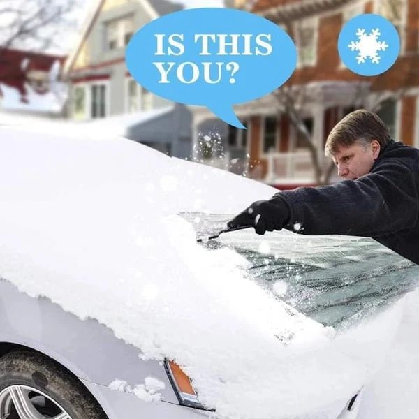Wintrex Windshield Cover | Weather-Resistant, Universal Fit for Snow and Sun Protection - Hartwella