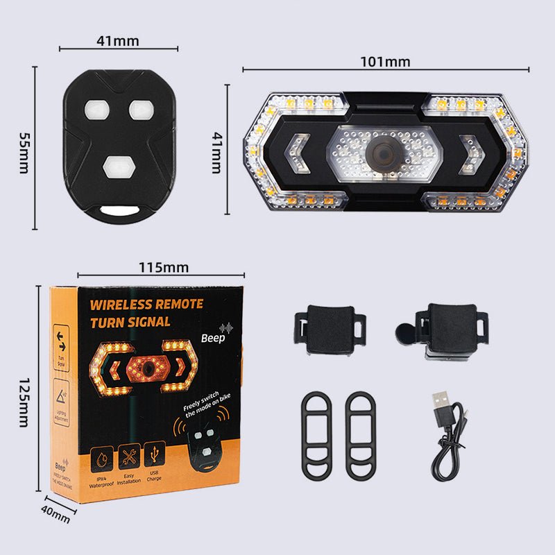 Wira Bike Light | Wireless Control, Waterproof, USB Rechargeable - Hartwella