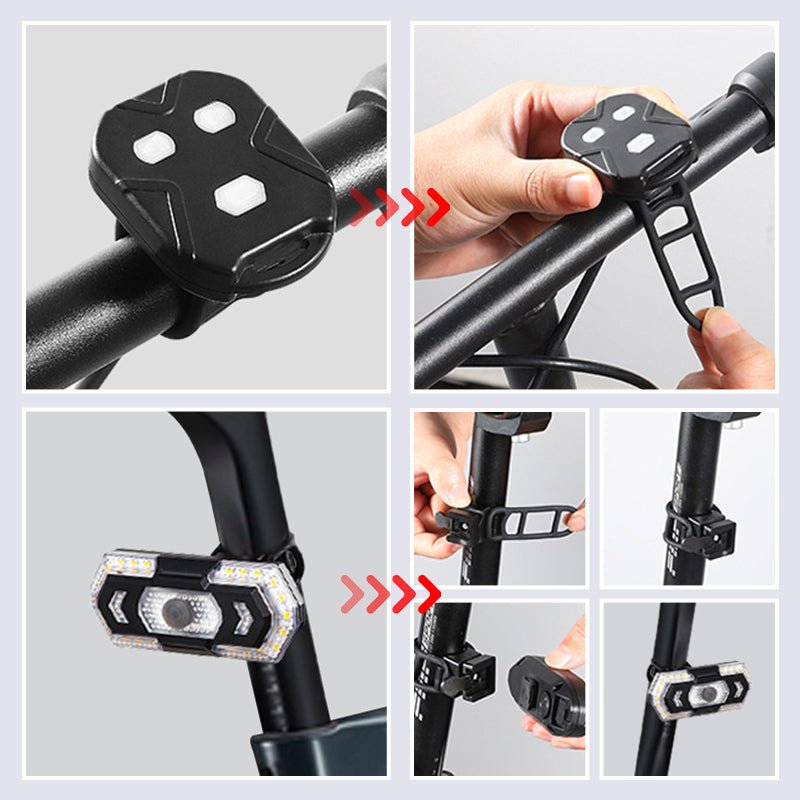 Wira Bike Light | Wireless Control, Waterproof, USB Rechargeable - Hartwella