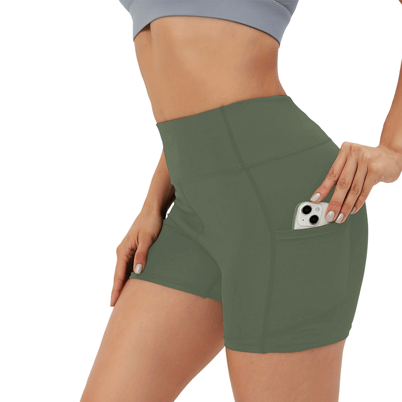 Wira High - Waist Yoga Shorts | Tummy Control, Butt - Lifting, Stretchy Spandex - Hartwella