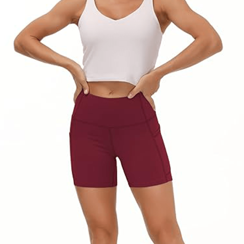 Wira High - Waist Yoga Shorts | Tummy Control, Butt - Lifting, Stretchy Spandex - Hartwella