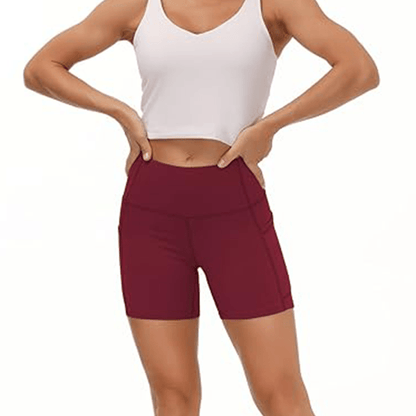 Wira High - Waist Yoga Shorts | Tummy Control, Butt - Lifting, Stretchy Spandex - Hartwella
