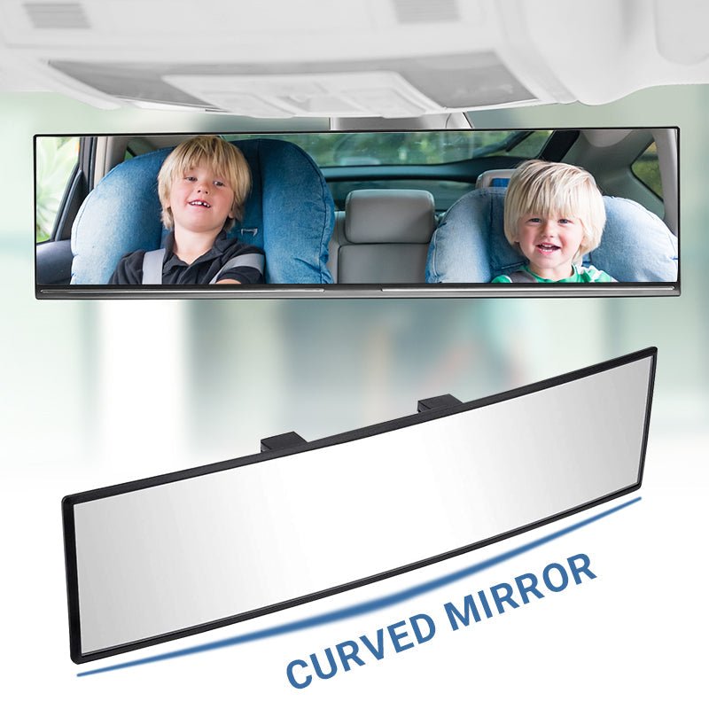 Wira Wide Angle Rear View Mirror | Curved Design, Easy Installation - Hartwella