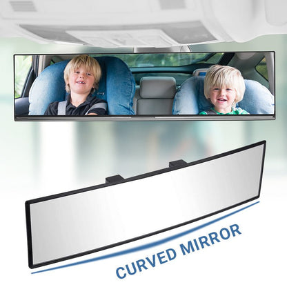 Wira Wide Angle Rear View Mirror | Curved Design, Easy Installation - Hartwella