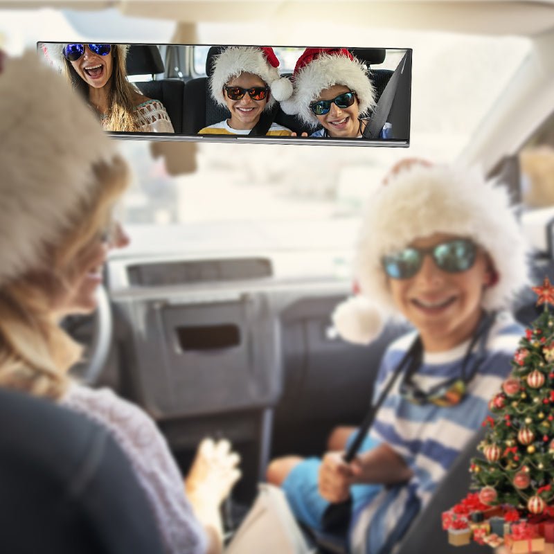 Wira Wide Angle Rear View Mirror | Curved Design, Easy Installation - Hartwella