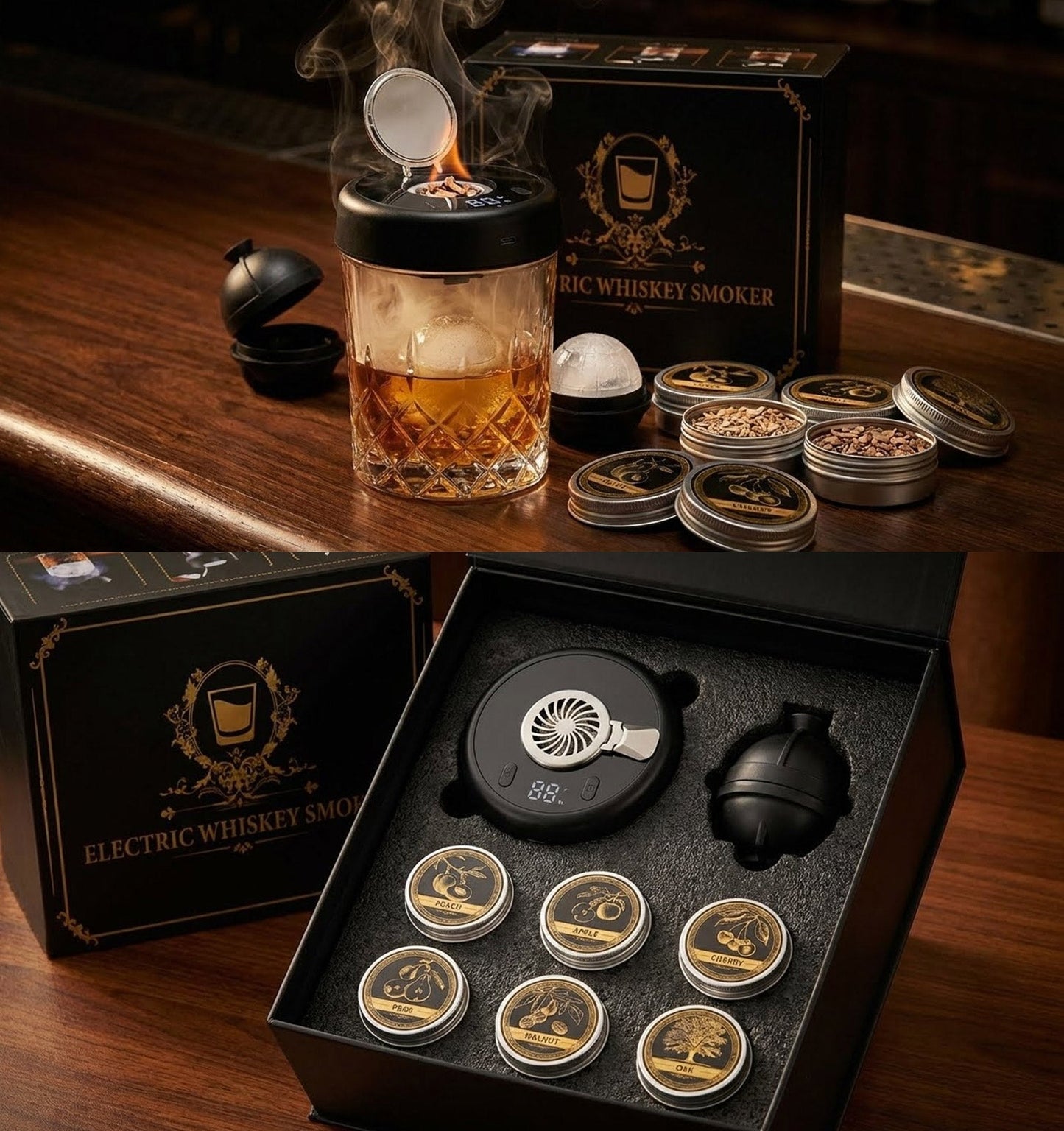 Wisp Electric Smoke | Elegant Whiskey Infuser - Hartwella