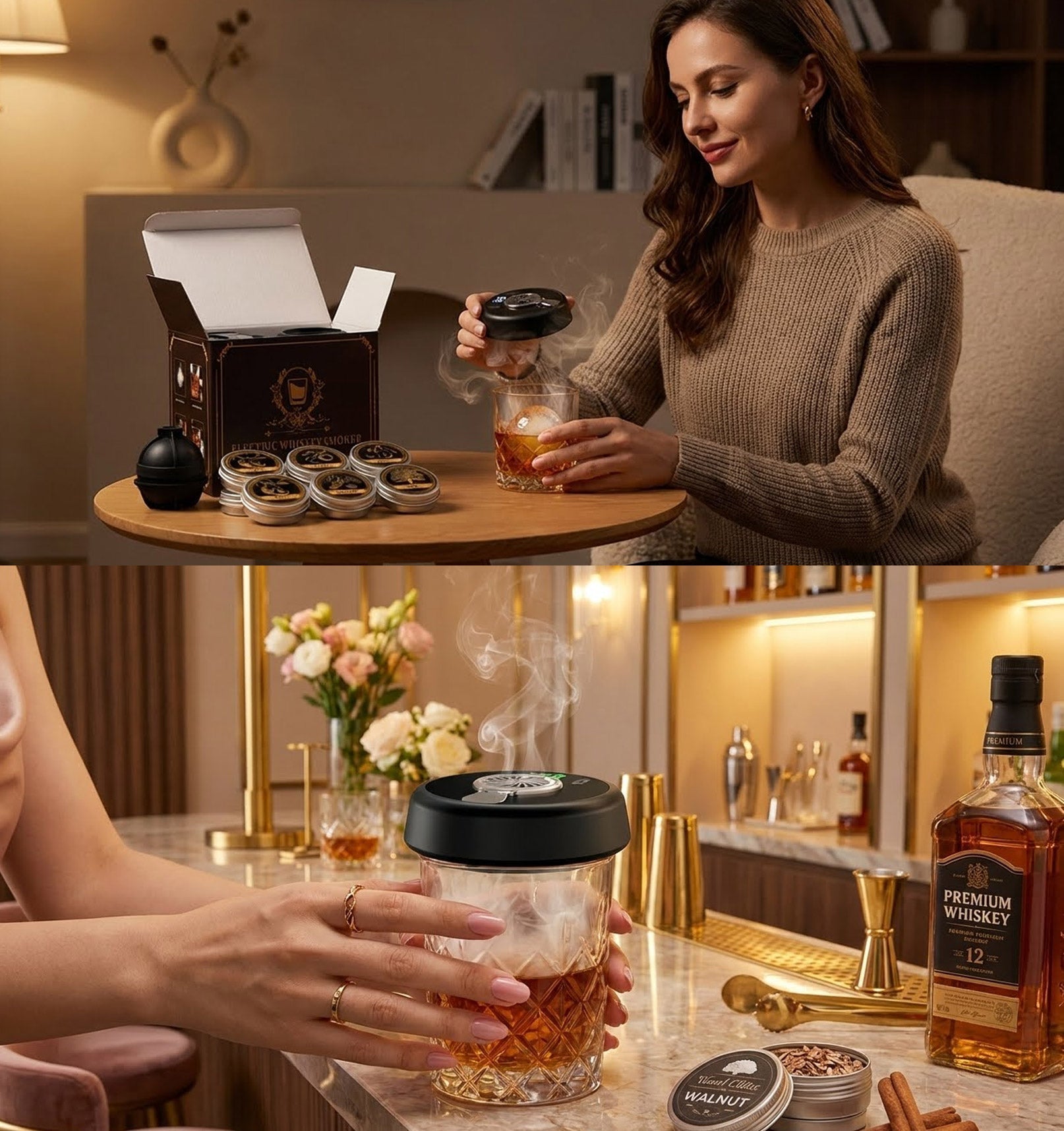 Wisp Electric Smoke | Elegant Whiskey Infuser - Hartwella