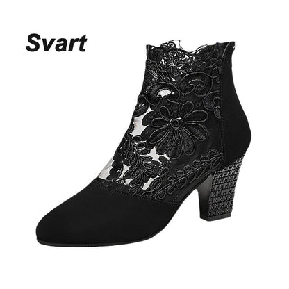 Wisteria High Heels | Comfortable Lace Design for Women - Hartwella