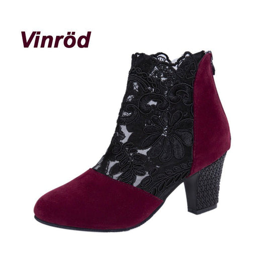 Wisteria High Heels | Comfortable Lace Design for Women - Hartwella