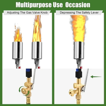 Woyuosn Propane Weed Torch | 1,900,000 BTU, Eco - Friendly, 10 - ft Hose - Hartwella