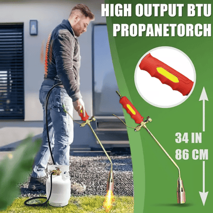 Woyuosn Propane Weed Torch | 1,900,000 BTU, Eco - Friendly, 10 - ft Hose - Hartwella