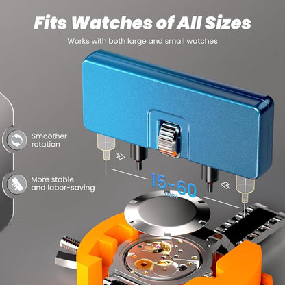WristFix Watch Repair Kit | Precision Stainless Steel Tools for Battery Replacement and Band Adjustments - Hartwella