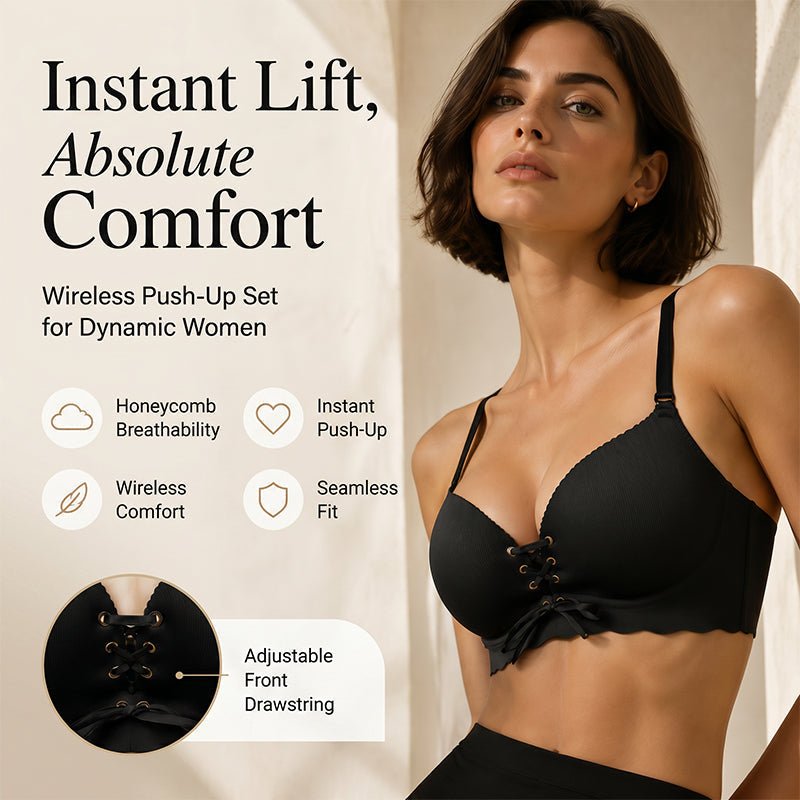 Wynne Seamless Bra | Breathable Push-Up Comfort - Hartwella