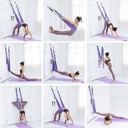 Yogi Stretch Band | Adjustable, Premium Soft Fabric Flexibility Trainer - Hartwella