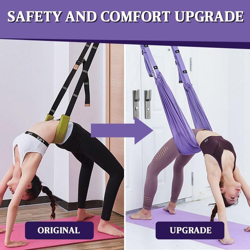 Yogi Stretch Band | Adjustable, Premium Soft Fabric Flexibility Trainer - Hartwella