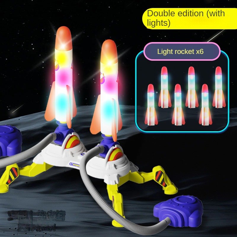 Yopoll AstroStomp Rocket Launcher | Safe, Durable, Light - Up - Hartwella