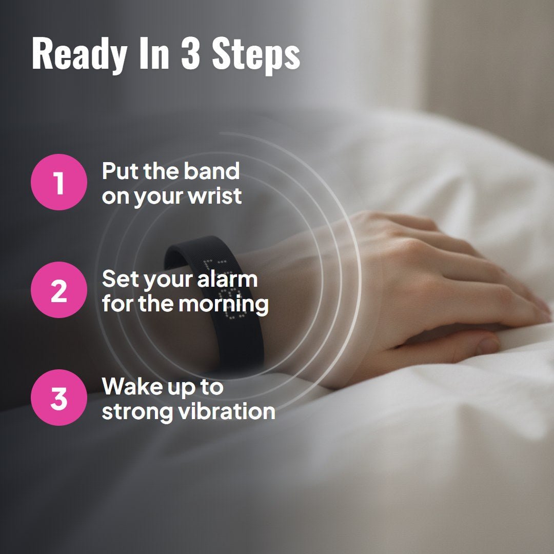 Zelvo™ Silent Vibration Alarm Wristband