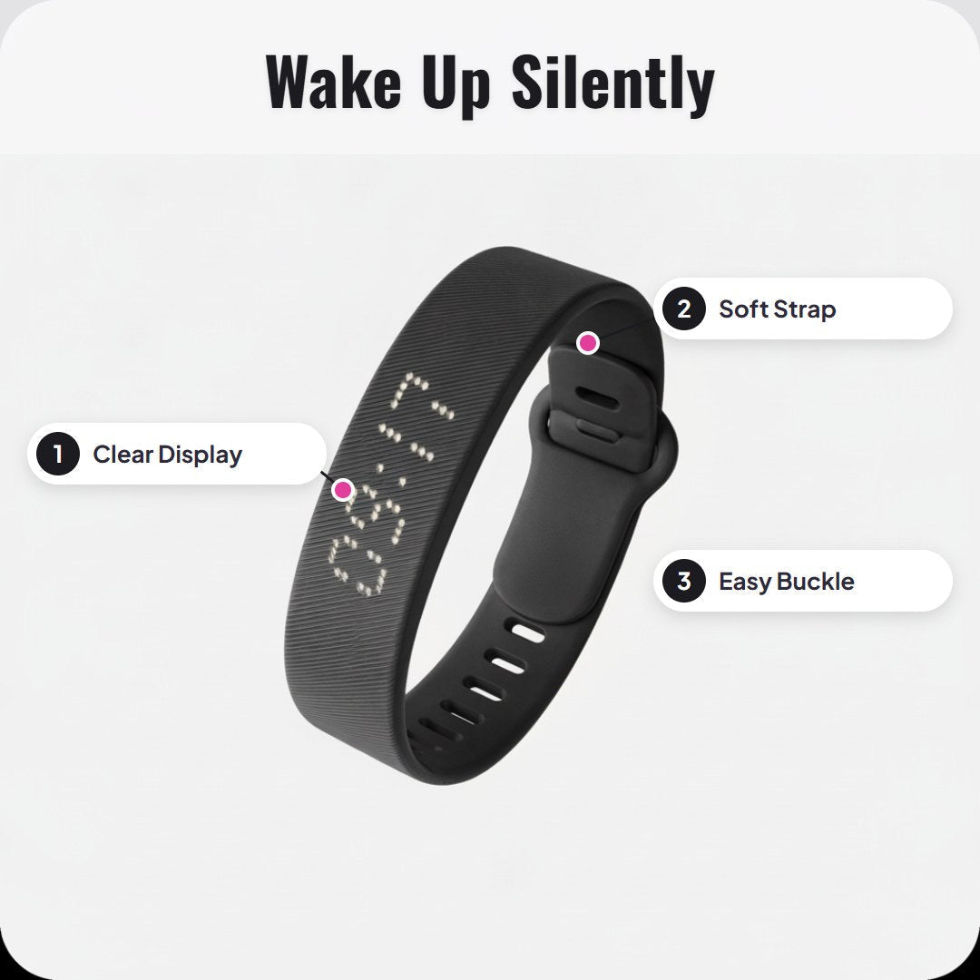Zelvo™ Silent Vibration Alarm Wristband - Hartwella