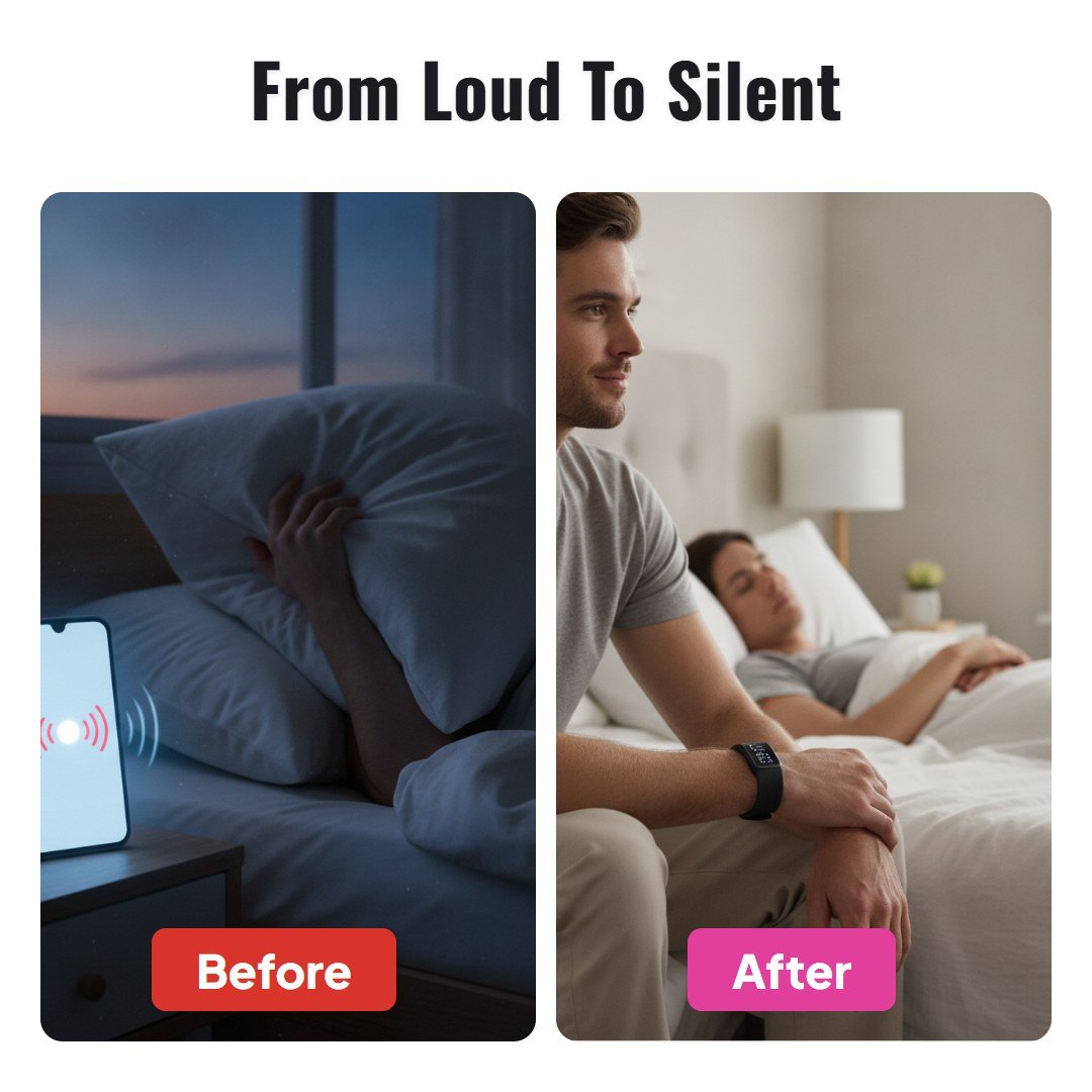 Zelvo™ Silent Vibration Alarm Wristband