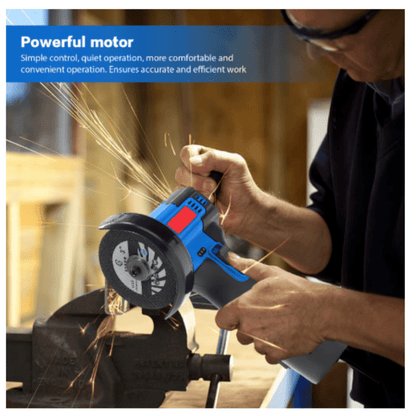 Zento Mini Angle Grinder | 12V Cordless, 13,000 RPM, Compact Design - Hartwella